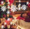 24PCS Snowflake Garland Christmas Decorations (Antique White 24)